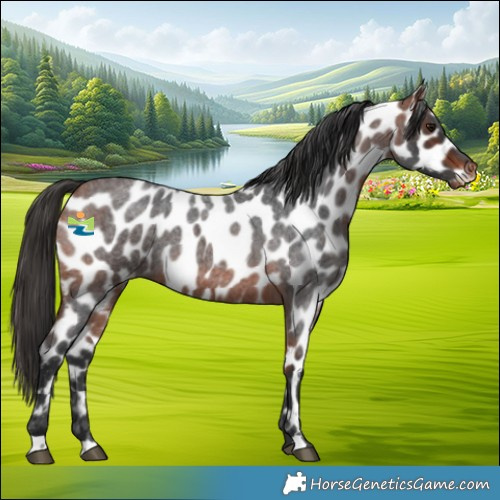 Horse Color:Bay Roan Appaloosa 