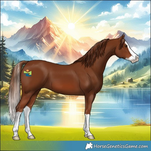 Horse Color:Chestnut Splash