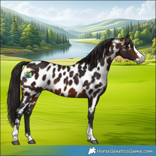 Horse Color:Gray Bay Splash Tobiano Appaloosa