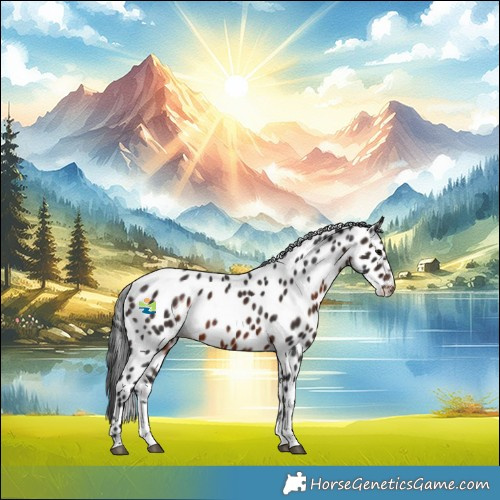 Horse Color:Brown Sabino Leopard 