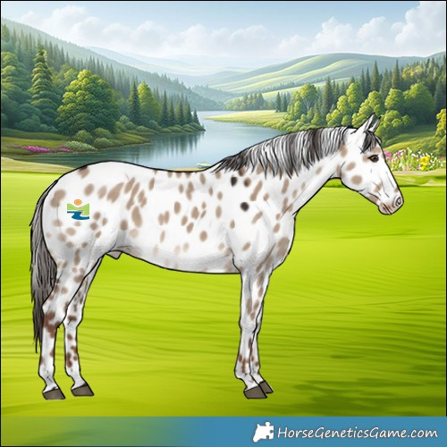Horse Color:Liver Red Dun Appaloosa