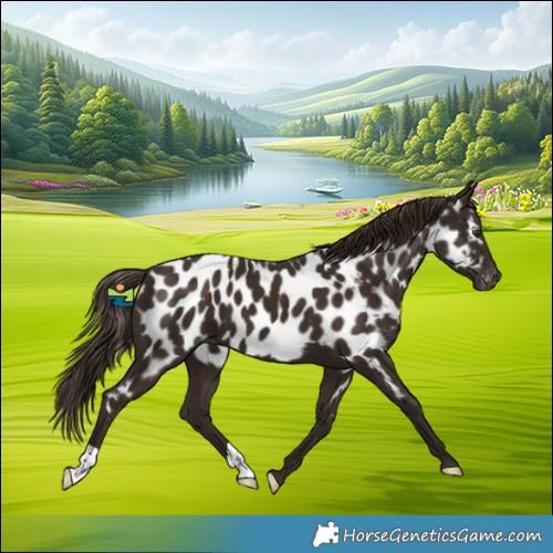 Horse Color:Liver Chestnut Appaloosa