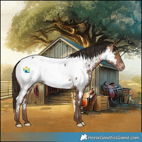 Horse Color:Sable Champagne Appaloosa 