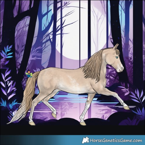 Horse Color:Perlino Sabino Tobiano Rabicano 