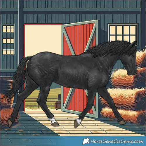 Horse Color:Black 