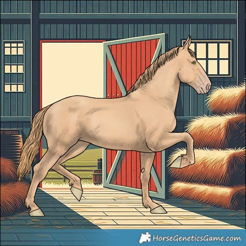 Horse Color:Gold Champagne 
