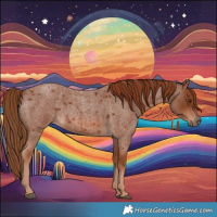 Horse Color:Red Roan