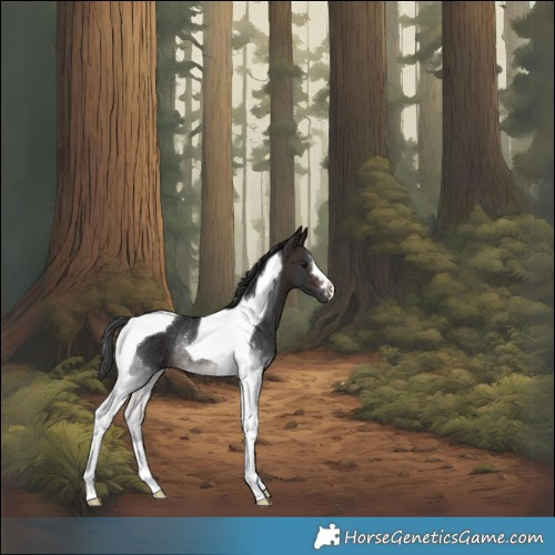 Horse Color:Brown Tobiano Rabicano 