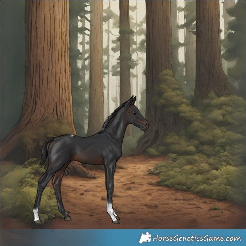 Horse Color:Brown Tobiano Rabicano 