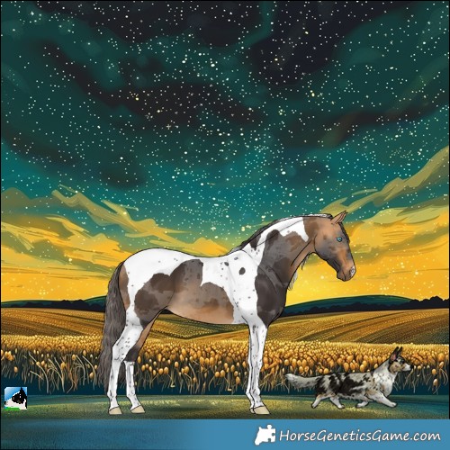 Horse Color:Buckskin Merle Tobiano