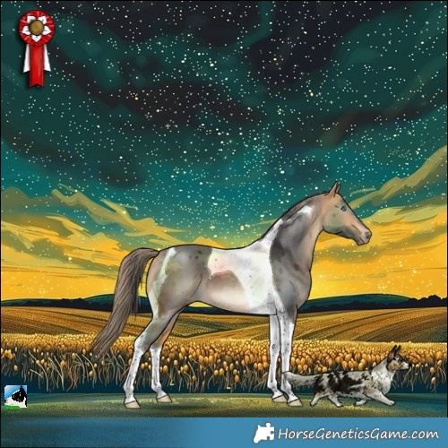 Horse Color:Buckskin Merle Tobiano