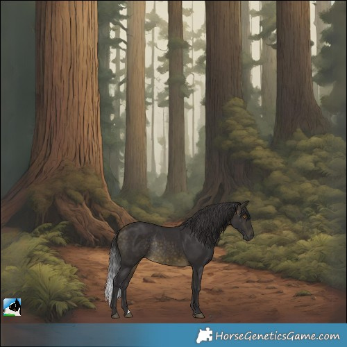 Horse Color:Buckskin Mushroom Rabicano