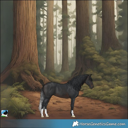 Horse Color:Brown Mushroom 