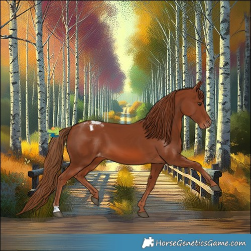 Horse Color:Chestnut Appaloosa 