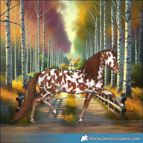 Horse Color:Chestnut Appaloosa 