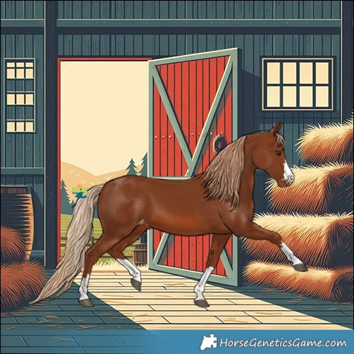 Horse Color:Chestnut Varnish 