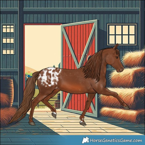 Horse Color:Chestnut Blanket 