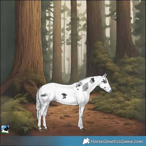 Horse Color:Black Merle Tobiano 