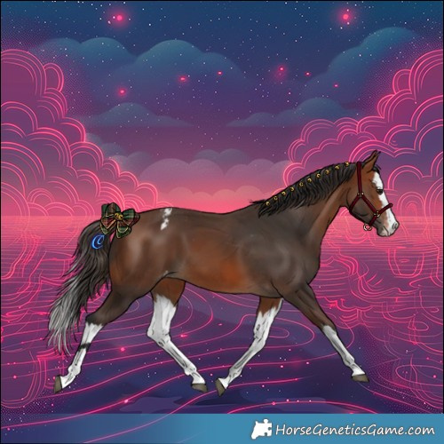 Horse Color:Bay Varnish  and Bay Splash Varnish 