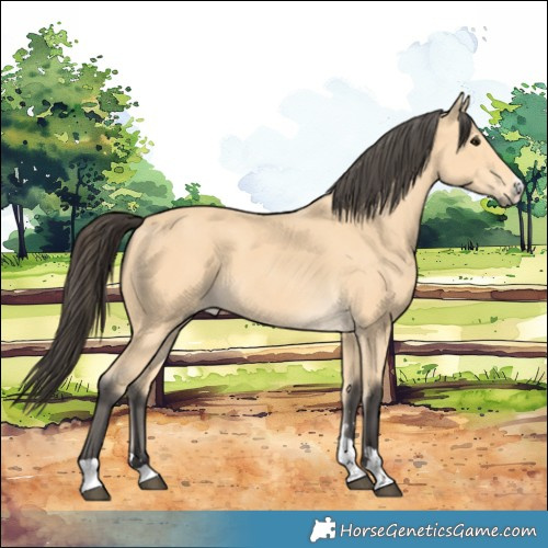Horse Color:Buckskin 