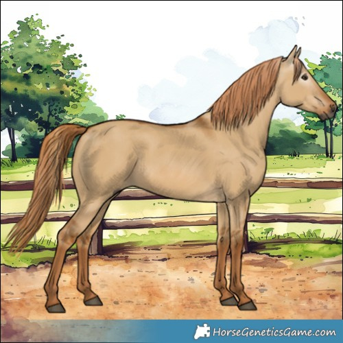 Horse Color:Gray Red Dun