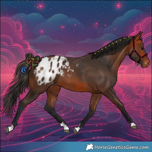 Horse Color:Bay Blanket  and Bay Blanket 