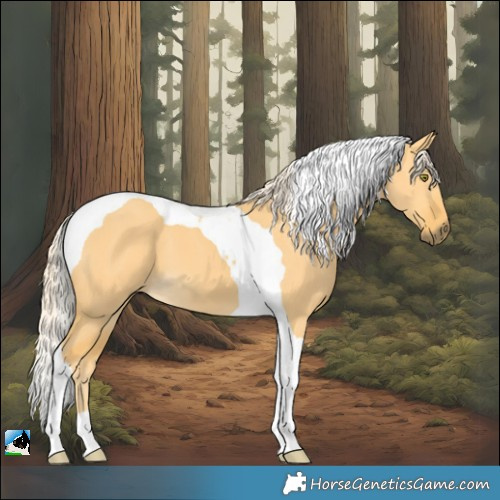 Horse Color:Palomino Dun Tobiano