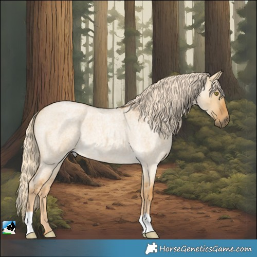 Horse Color:Palomino Roan Dun 