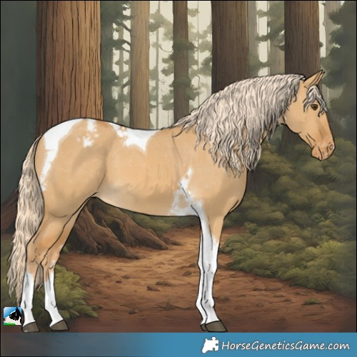 Horse Color:Palomino Dun Tobiano Appaloosa