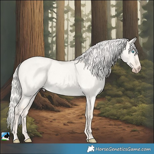 Horse Color:Cremello Roan Dun