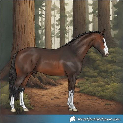 Horse Color:Brown 