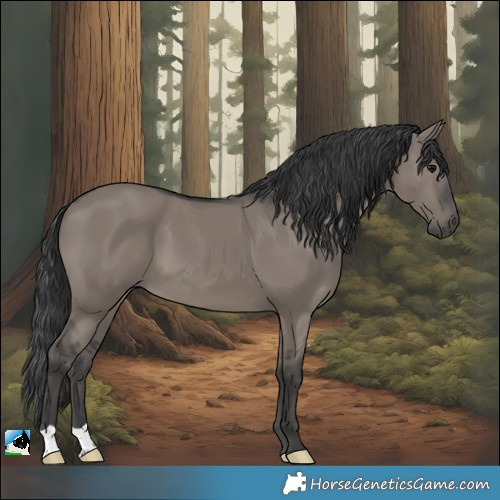 Horse Color:Grullo