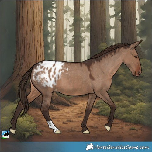 Horse Color:Liver Red Dun Varnish 