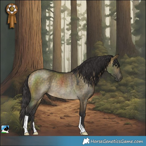 Horse Color:Buckskin Dun Rabicano 