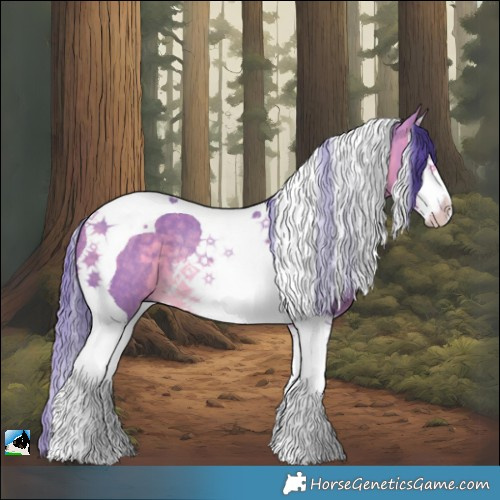 Horse Color:Watercolor Buckskin Dun Sabino Splash Tobiano Rabicano 