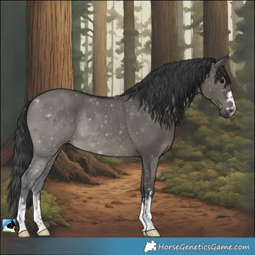 Horse Color:Grullo Rabicano