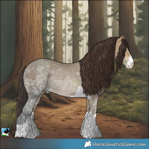 Horse Color:Sable Champagne Ice Rabicano 