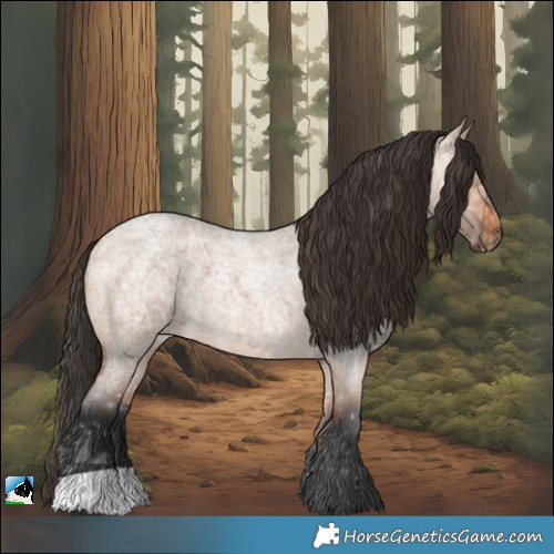 Horse Color:Bay Ice Roan Dun