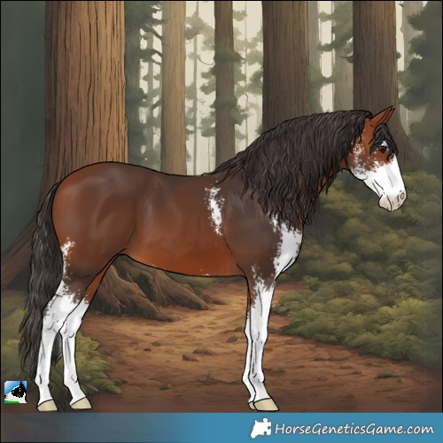 Horse Color:Bay Sabino