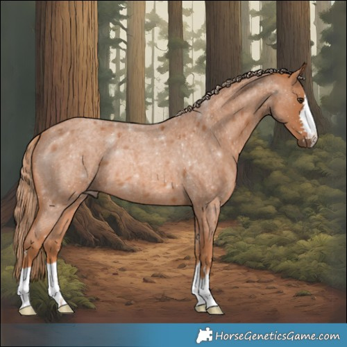 Horse Color:Red Roan 