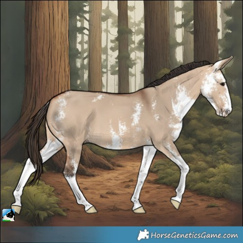 Horse Color:Bay Dun Sabino
