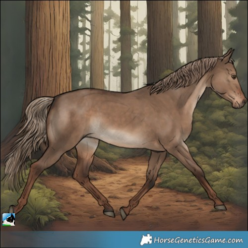 Horse Color:Liver Red Dun