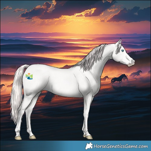 Horse Color:Perlino