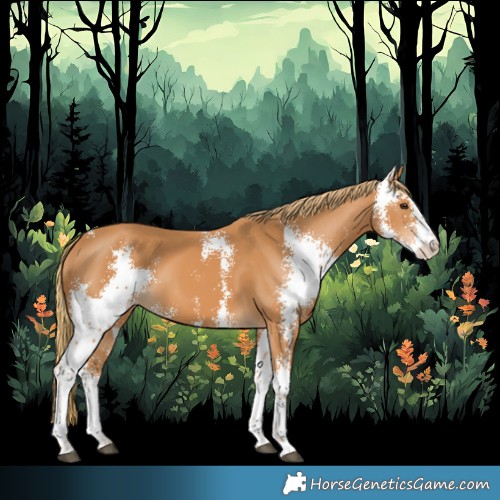 Horse Color:Chestnut Sabino 