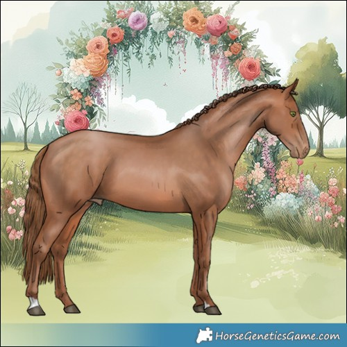 Horse Color:Brown Pearl