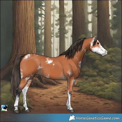 Horse Color:Bay Sabino 