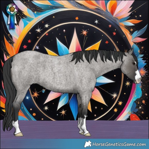 Horse Color:Grullo Roan