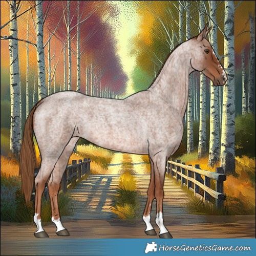 Horse Color:Red Roan