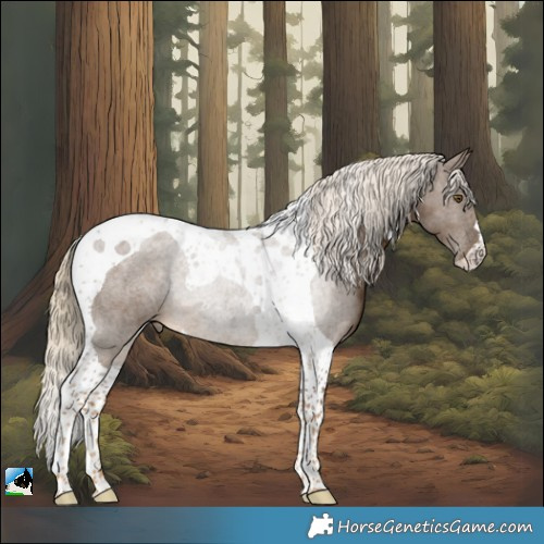 Horse Color:Chocolate Palomino Tobiano Rabicano