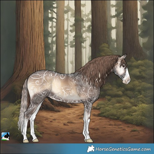 Horse Color:Liver Red Onyx Ice Splash